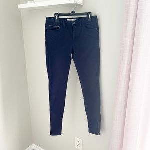 Zara Basic Z1975 Denim Navy Skinny Jeans